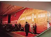 運用初日の出発式（2005年3月19日）