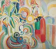 ロベール・ドローネーPortuguese Woman, Oil on canvas, 1916