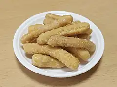 牛乳を使った白いかりんとう