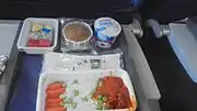 デルタ航空、シンガポール発成田行きの機内食(2015年11月)