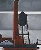 チャールズ・デムス (1883–1935), Chimney and Water Tower, 1931
