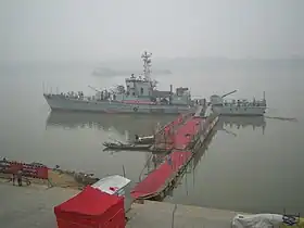 中国海軍の海南型（037型）駆潜艇。
