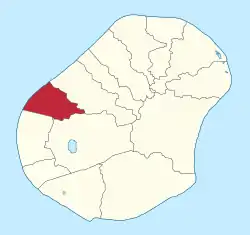 デニゴムドゥ地区の位置の位置図