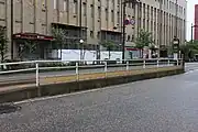 富山駅方面のりば(2020年7月)