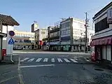 駅前広場。かつてのバスターミナル（2010年12月）