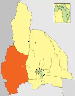 Location of Calingasta
