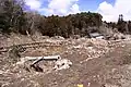 東北地方太平洋沖地震で発生した津波により流された軌道
