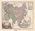 Nuremberg / 1744 .ペルシャ湾 1744年の地図