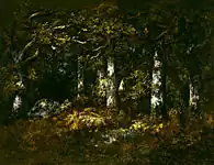 ディアズ Forest of Fontainebleau,『フォンテーヌブローの森』 1868,
