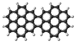 Ball-and-stick model of the dicoronylene molecule{{{画像alt1}}}