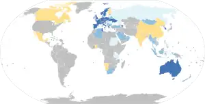DAB, DAB+, DMB globally.