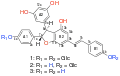 レスベラトロール二量体の構造式
