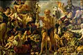 ヤーコブ・ヨルダーンス 『正直者を探すディオゲネス』(1642年頃)