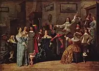 "Merry company" (1640)ブダペスト国立西洋美術館 蔵