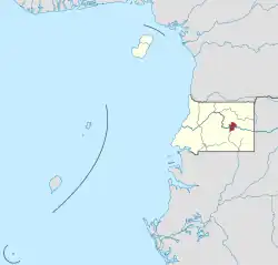 Location of ジブロホ市