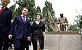 2010年9月訪れたロシアのドミートリー・メドヴェージェフ大統領