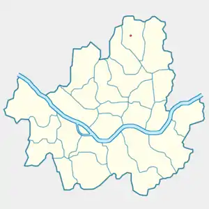 道峰区の位置