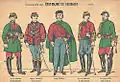 普仏戦争に参加したジュゼッペ・ガリバルディおよびヴォージュ軍(英語版)義勇兵。