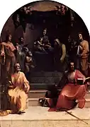 『聖カタリナの神秘の結婚』(1528) ドメニコ・ベッカフーミ