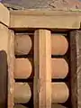 碑文のあるシュンガ時代の欄盾（柵）