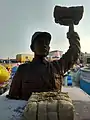 長春影城主题公園の董存瑞像