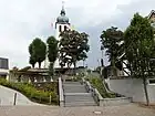 ゲレシュタットの村の広場