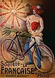 「Société "La Française"」の広告ポスター。ノエル・ドーヴィル画、1902年。