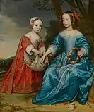 ヘラルト・ファン・ホントホルスト『ウィリアム3世と王妃メアリーの肖像』1653年