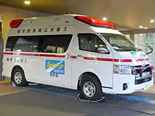 久留米広域消防本部 久留米消防署ドクターカー(装備は通常の高規格救急車と同じ)