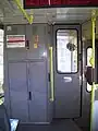 運転室と客室は仕切りで区切られている（シュチェチン市電）