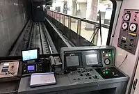 運転台（2018年8月）