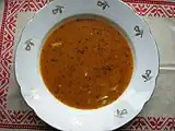 Držková polievka ドゥルシュコバー・ポリエウカ（牛胃腸のスープ）