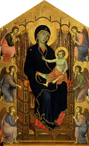 「ルチェッライの聖母」(1285/1286)ドゥッチョ・ディ・ブオニンセーニャ