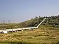 パイプライン-シンフェロポリ近くの北クリミア運河の支線