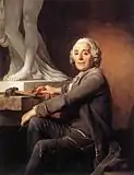 『クリストフ＝ガブリエル・アレグレインの肖像』(1774年）ルーヴル美術館蔵