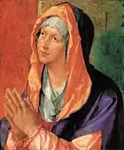『祈る聖母』(1518年)  ベルリン絵画館
