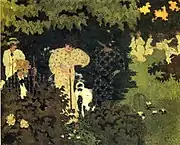 『クリケットの試合』(1892年)ボナール