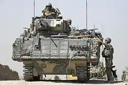 オランダ軍のYPR-765A1 PRI、アフガニスタン、2008年。