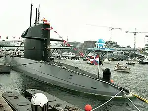 ワルラス級「ゼーレーウ」(アムステルダムにて、2005年撮影)