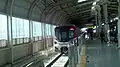 竹田駅で待機中のD02編成