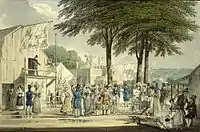 1840年代のバッケンを描いた絵画