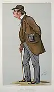 E・H・イガートン少佐 (Maj. E.H. Egerton) - リボリオ・プロスペリ作、1889年8月24日号