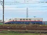 新潟新幹線車両センターに留置されていたE153-104。