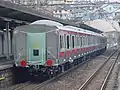 甲種輸送されるE331系（2006年3月6日 山手駅）