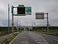 インターチェンジ一般道との交差点付近