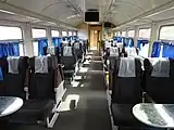 ED9MK形の優等座席(ED9MK-0076編成)