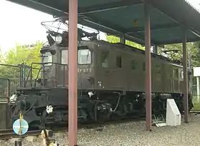 EF57 7、宇都宮駅東公園にて。