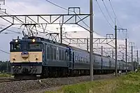 2009年3月改正から1年間投入されたEF64 0（2009年7月）