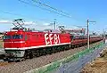 EF81形電気機関車「レインボー色」