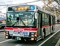 本校を終点とする路線バス（越後交通）